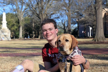 Rhodes Scholar Thrives with Service Dogâs Help